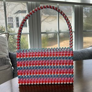 Susan Alexandra cotton candy bead bag